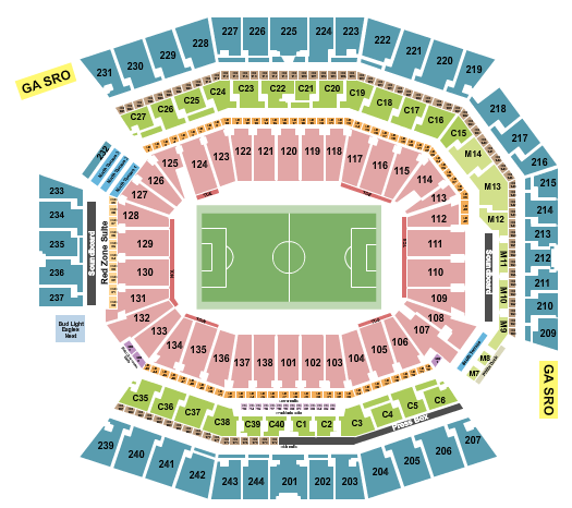 Lincoln Financial Field World Cup Seating Chart